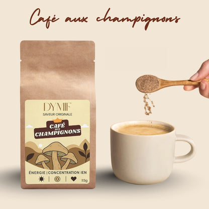Café aux Champignons Bio pour Clarté & Immunité