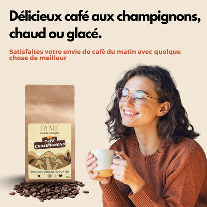 Café aux Champignons Bio pour Clarté & Immunité